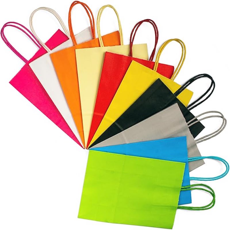 small paper bags with handles