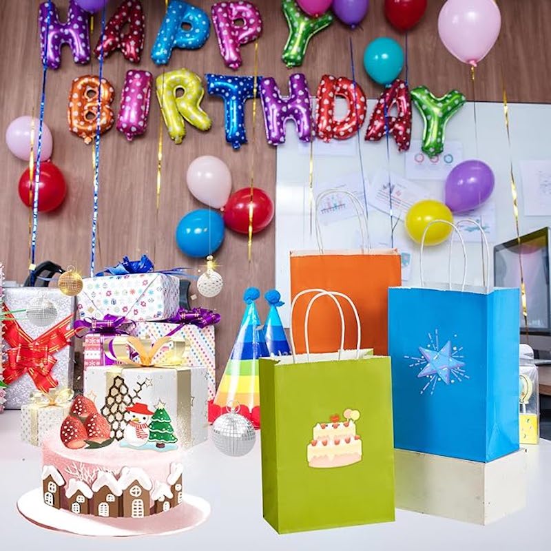 brown kraft gift bags