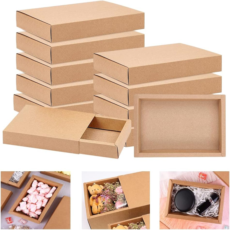 Ang Kaakit-akit Ng Mga Nako-customize na Kraft Paper Sliding Drawer Box