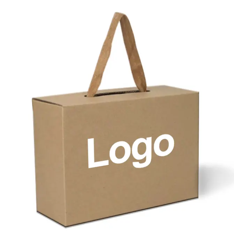 Персонализируйте гофрированные коробки из крафт-бумаги под свой бренд