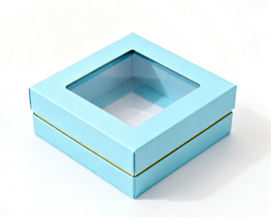 gift boxes with clear window