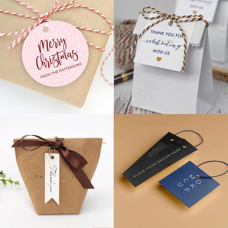 Врсте прилагођених етикета за качење