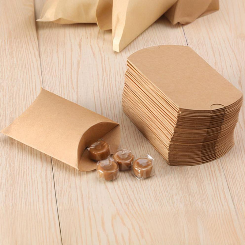 Овалне кутије за јастуке од крафт папира