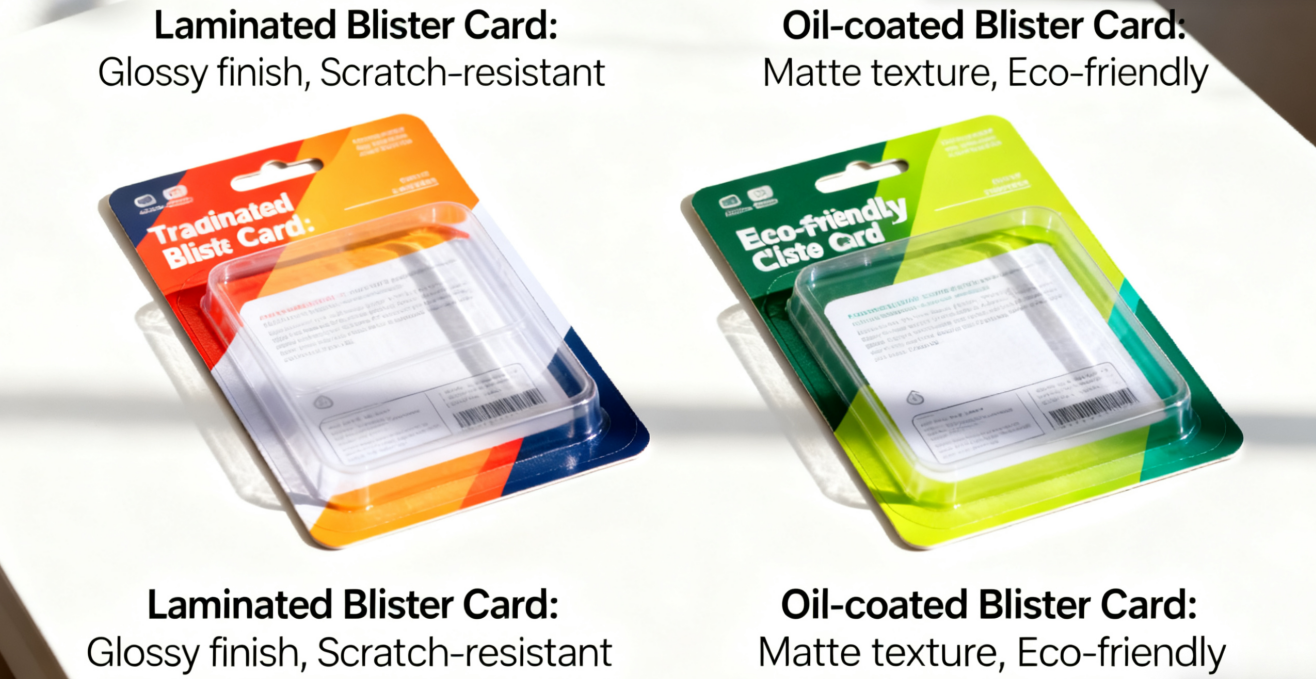Oil-Coated vs. Laminated Blister Cards: Key Differences and Applications