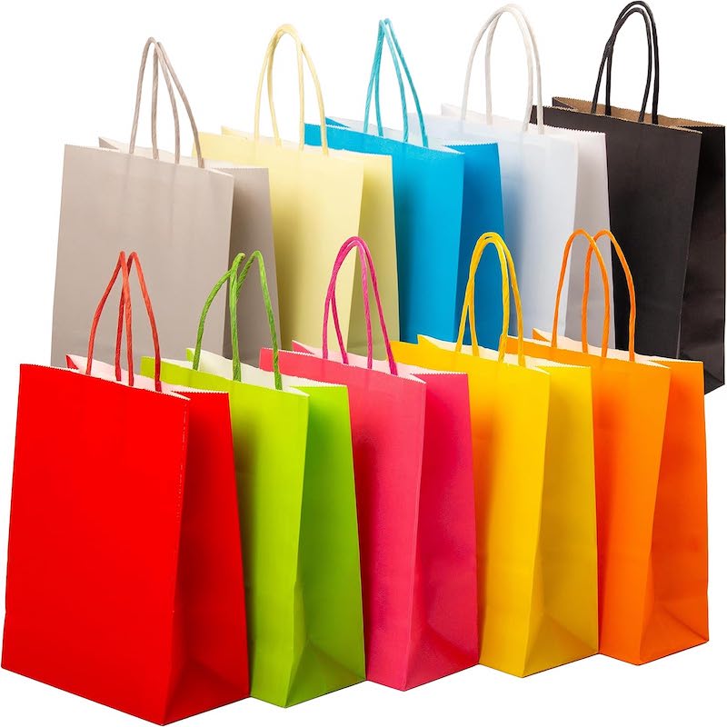 kraft gift bags