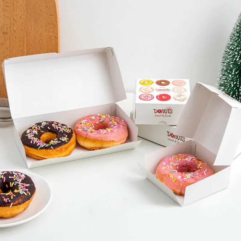 ドーナツ専用パッケージボックス：ベーカリーのブランディングとテイクアウトニーズに最適なソリューション