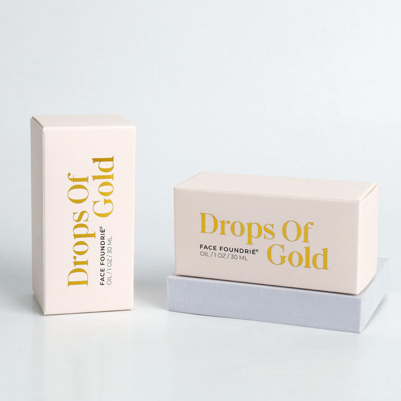 箔押しロゴ入り高級折りたたみ式紙箱