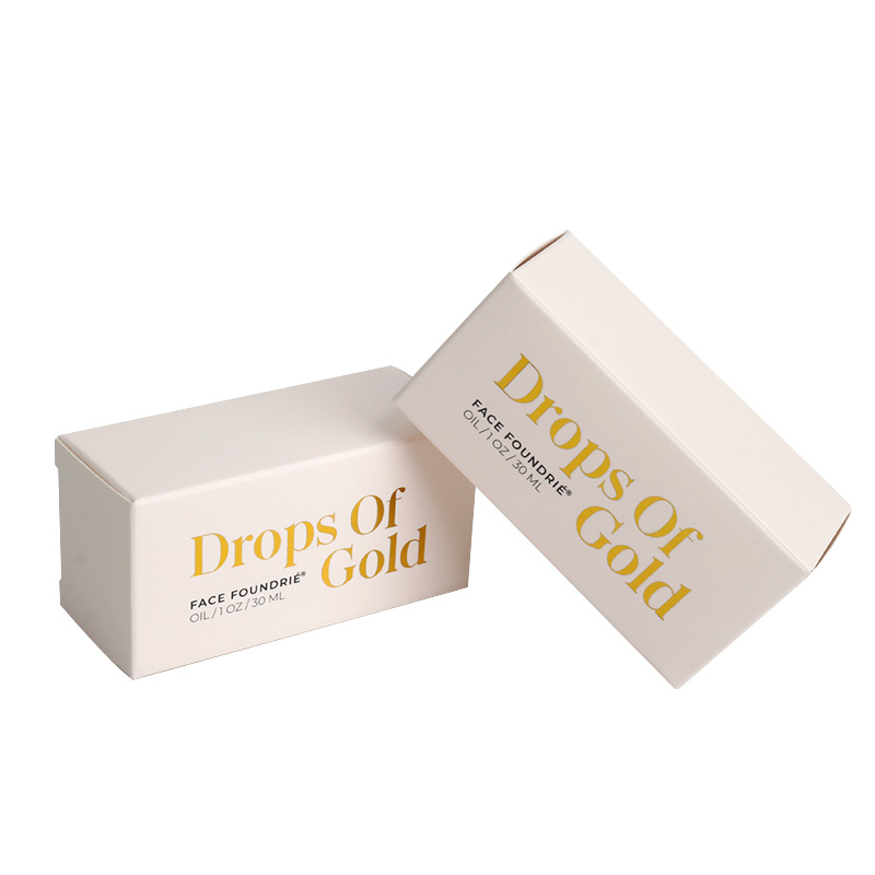 箔押しロゴ入り高級折りたたみ式紙箱