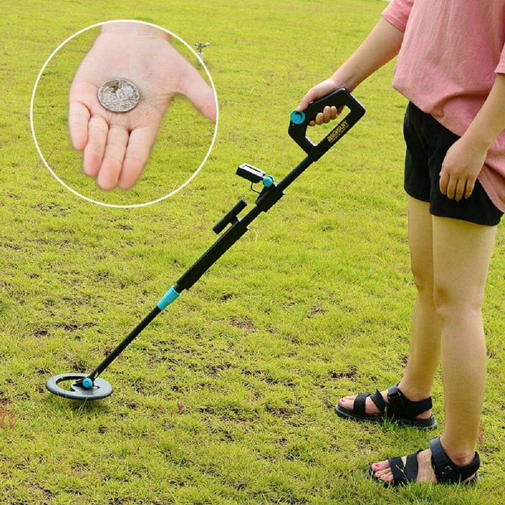 Beginners Metal Detector Gold Treasure Waterproof LCD