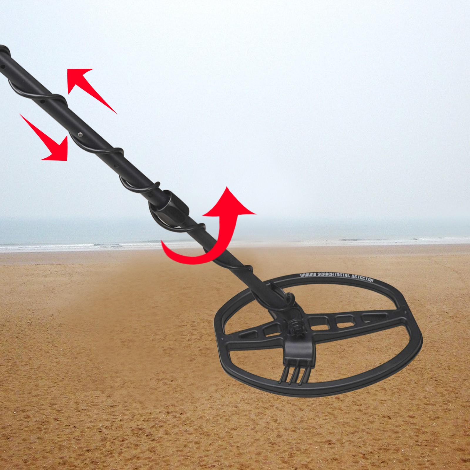 Professional waterproof high accuracy metal detector