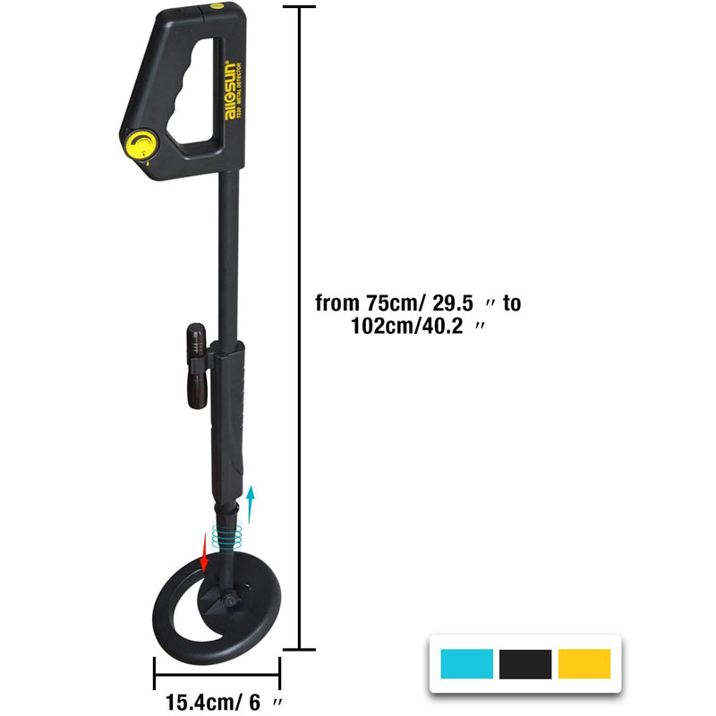 Vedenpitävä lasten ulkona Beach Handheld metallinilmaisin