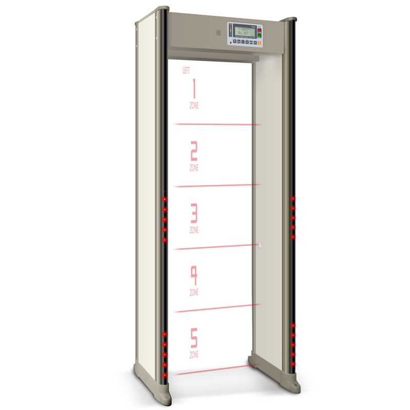 Full Body Scanner Pass Through Metal Detector 7 Zone