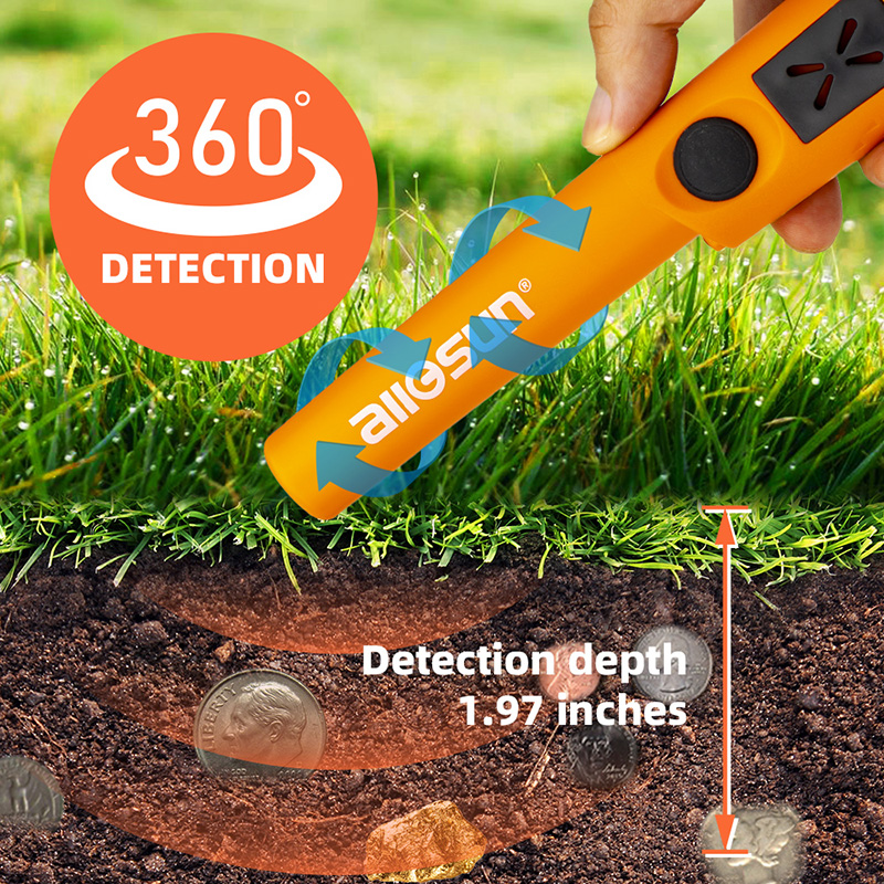 Handheld Metal Detector Pinpointer Wand Finder Probe for Adults