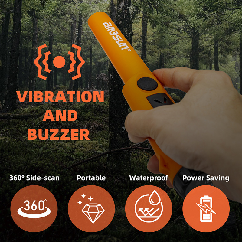 Handheld Metal Detector Pinpointer Wand Finder Probe for Adults