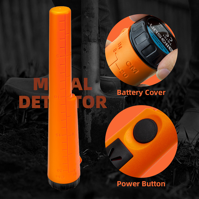 Adult handheld pinpointer wand detector 3 Alert Mode