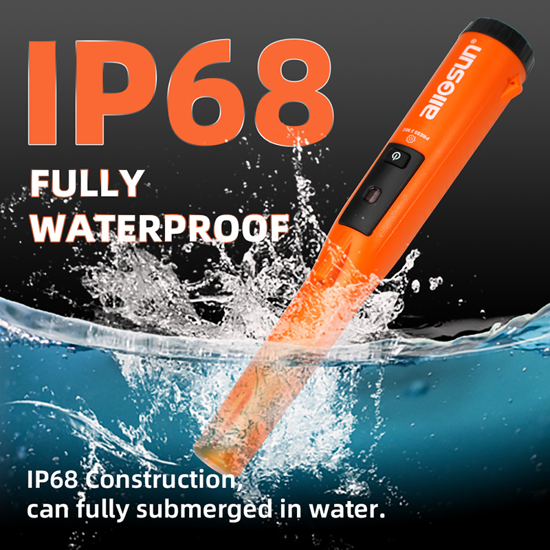 Waterproof Handheld Small Jewelry Metal Detector Wand Pinpoint