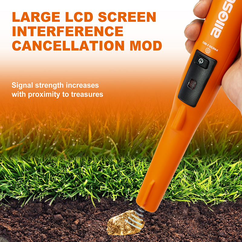 Waterproof Handheld Small Jewelry Metal Detector Wand Pinpoint