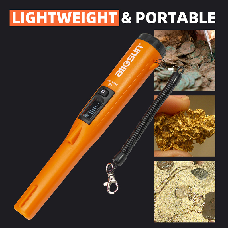IP66 Waterproof handheld pinpointer wand gold finder