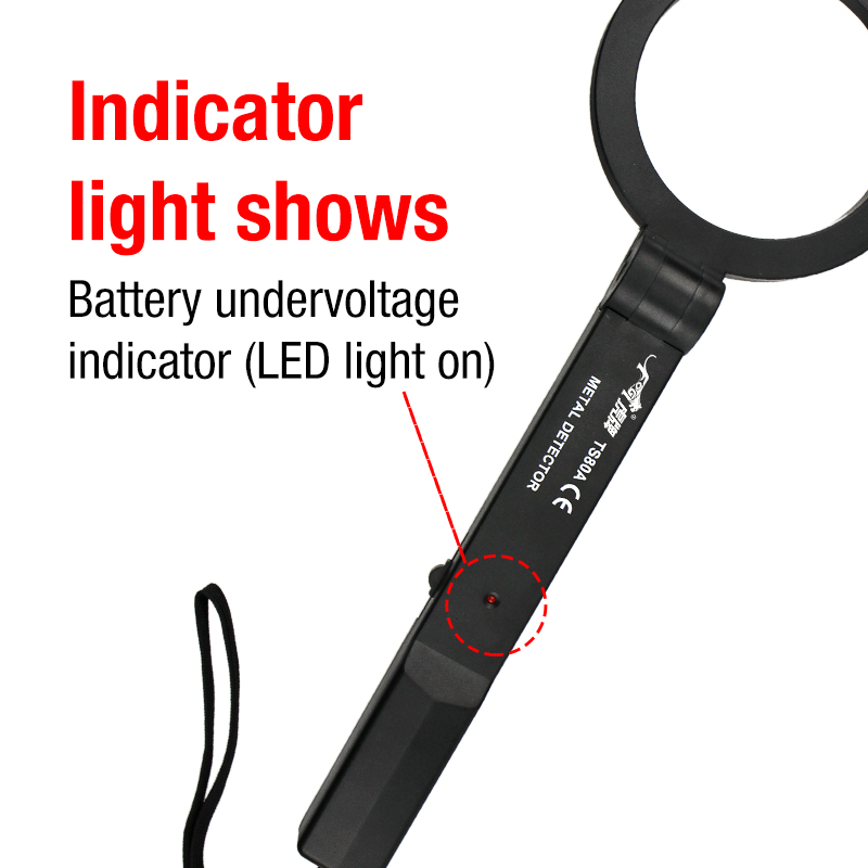 Portable Handheld Metal Security Detector Wand Checker