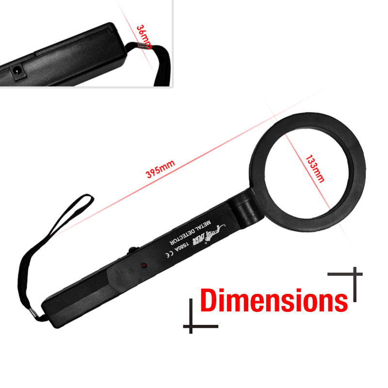 Handheld Body Scanner Airport Security Metal Checker