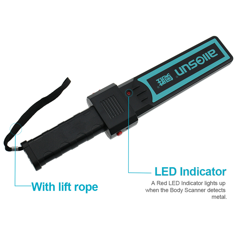 Body Scanner Metal Detector High Sensitivity Security Wand