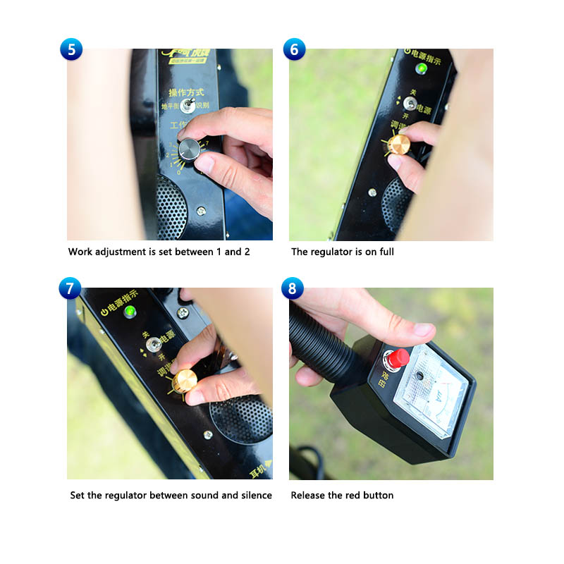 Underground Waterproof Metal Detector With Ground Balance