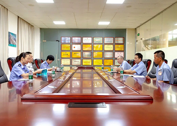 Zhangzhou Exit-Entry Administration Leaders Research at Eastern Technology Group Zhangzhou Exit-Entry Administration Leaders Research at Eastern Technology Group