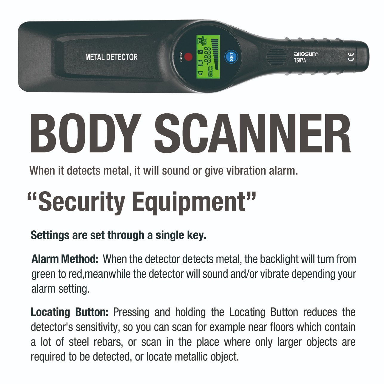 Handheld Pinpointer Waterproof Metal Detector Handheld Pinpointer Waterproof Metal Detector