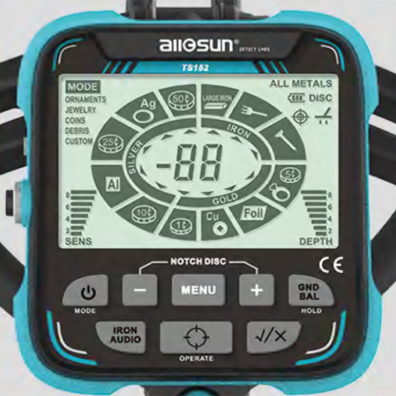 Gold Prospecting Waterproof Scanner Metal Detector for Adults