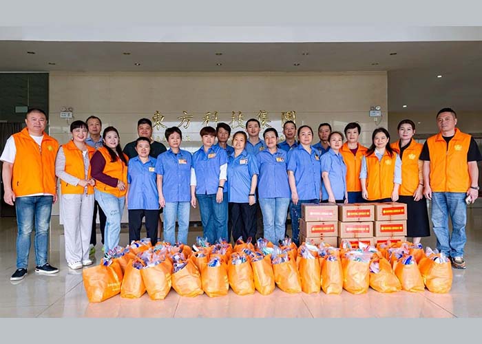 झांगझोऊ दिव्यांगजन कल्याण फाउंडेशन का प्रतिनिधिमंडल सहानुभूतिपूर्ण आदान-प्रदान के लिए पूर्वी प्रौद्योगिकी समूह का दौरा करता है