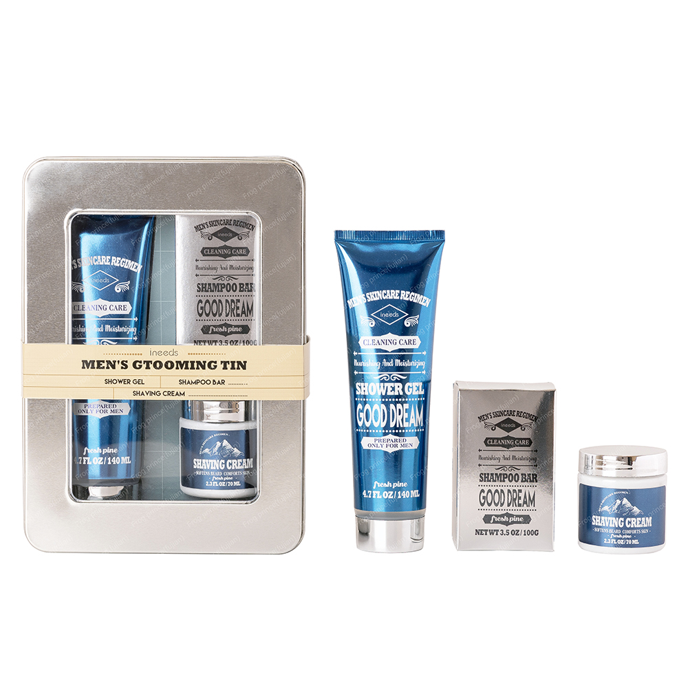 Coffret cadeau de soins de rasage visage et barbe