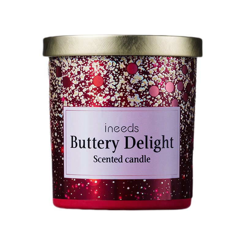 Scarlet Gold Rippling Glow candle