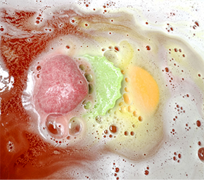 hamburger bath bomb