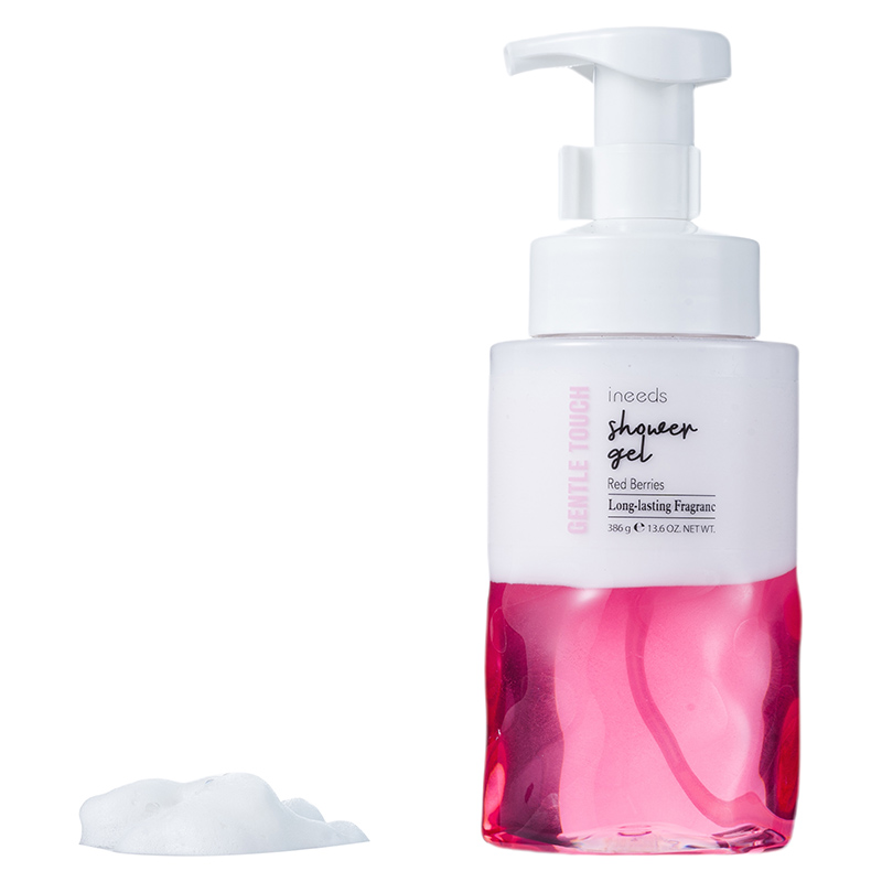 Stratification shower gel