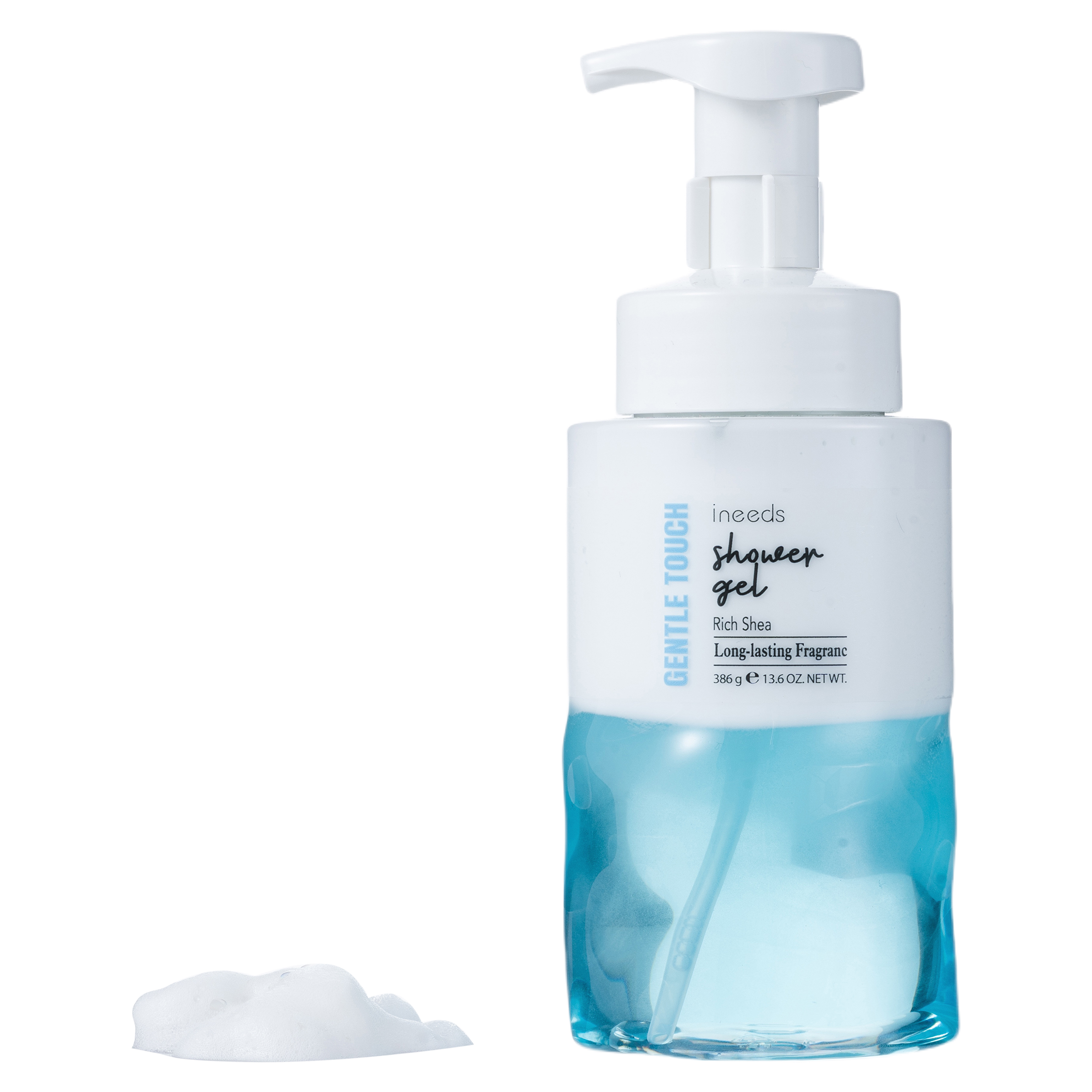 Stratification shower gel