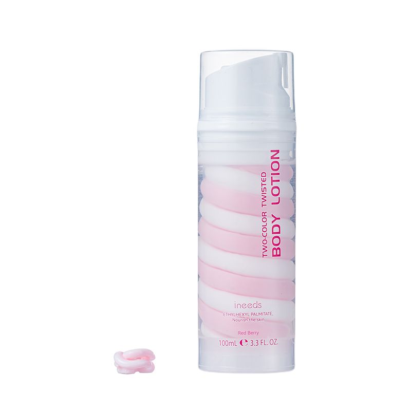 two-color twisted body lotion