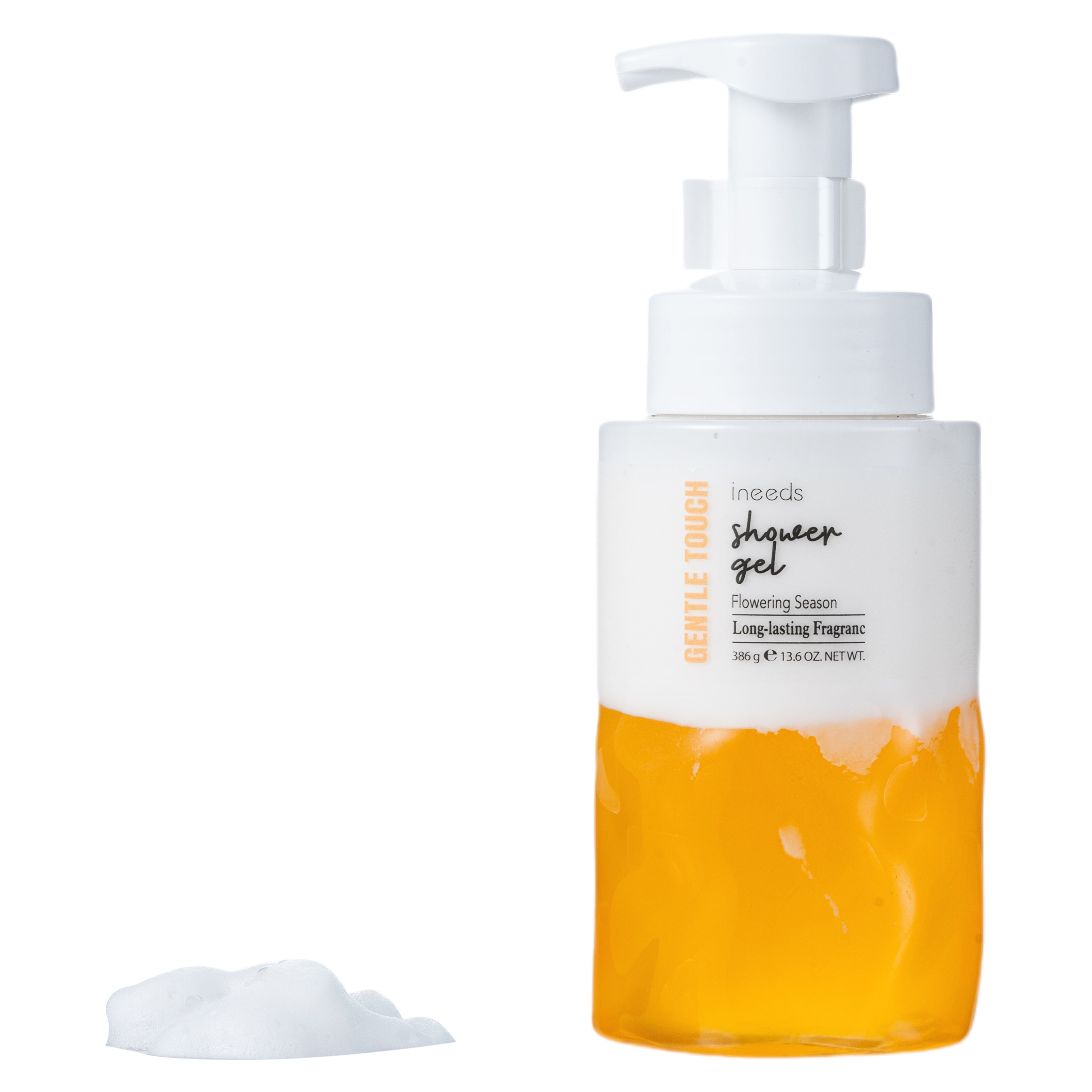 Stratification shower gel