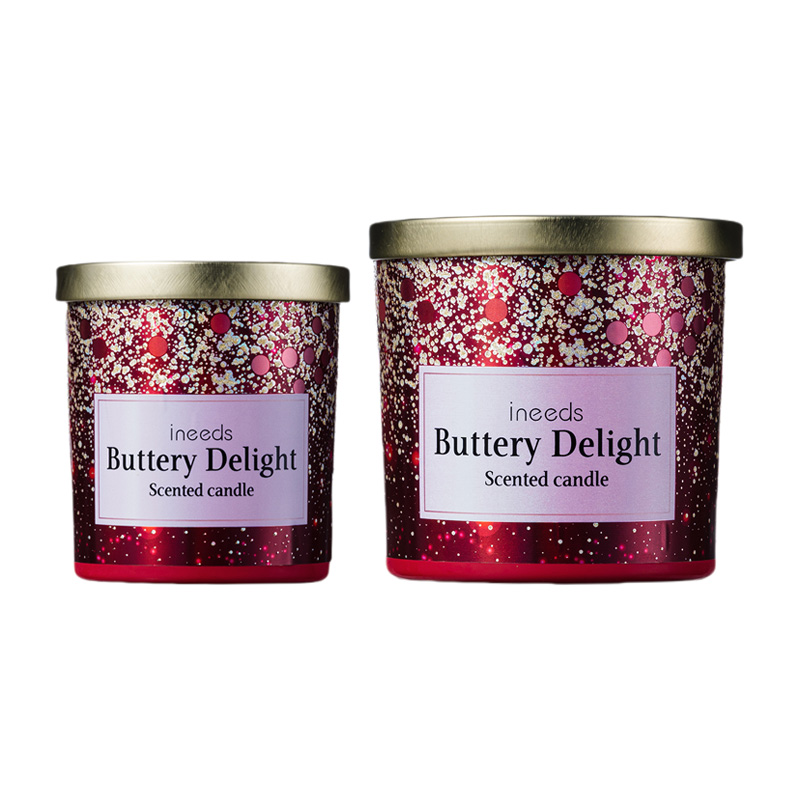 Scarlet Gold Rippling Glow candle