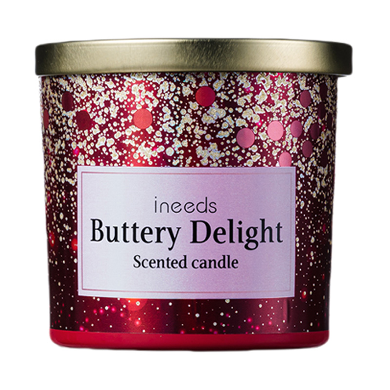Scarlet Gold Rippling Glow candle