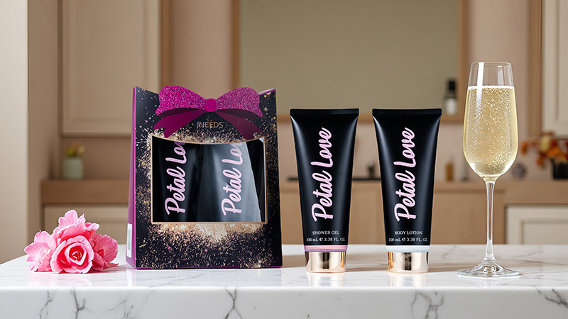 Valentine's Day bath gift set