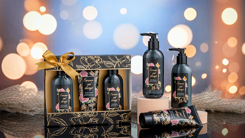 Valentine's Day bath gift set