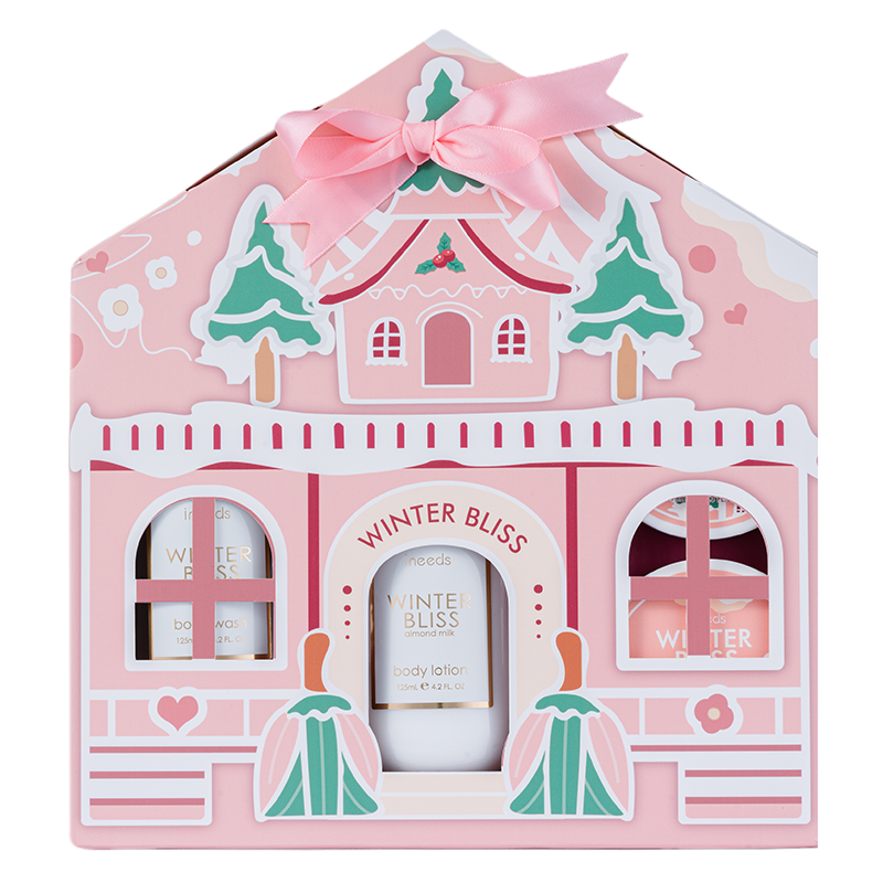 Holiday bath gift set