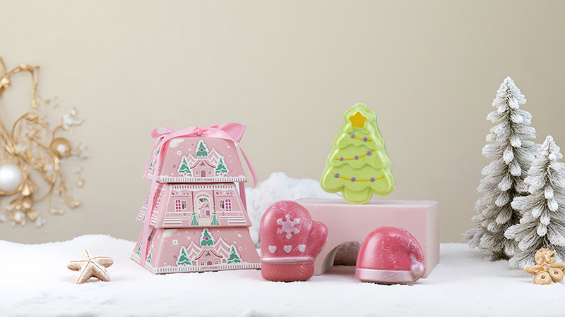 Holiday bath gift set