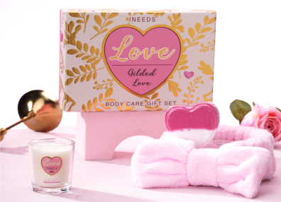 valentine's day bath gift set