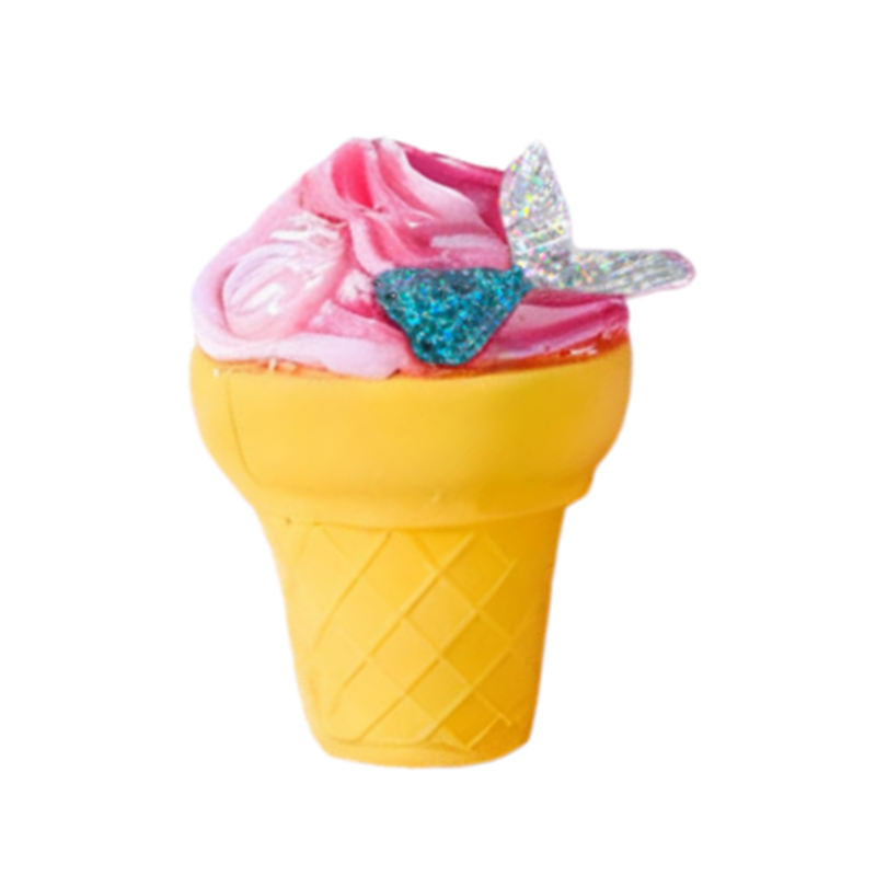 Ice cream cone bath bomb