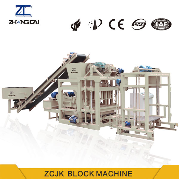 QTY4-20A Hydraulic Fully Automatic Block Making Machine Line