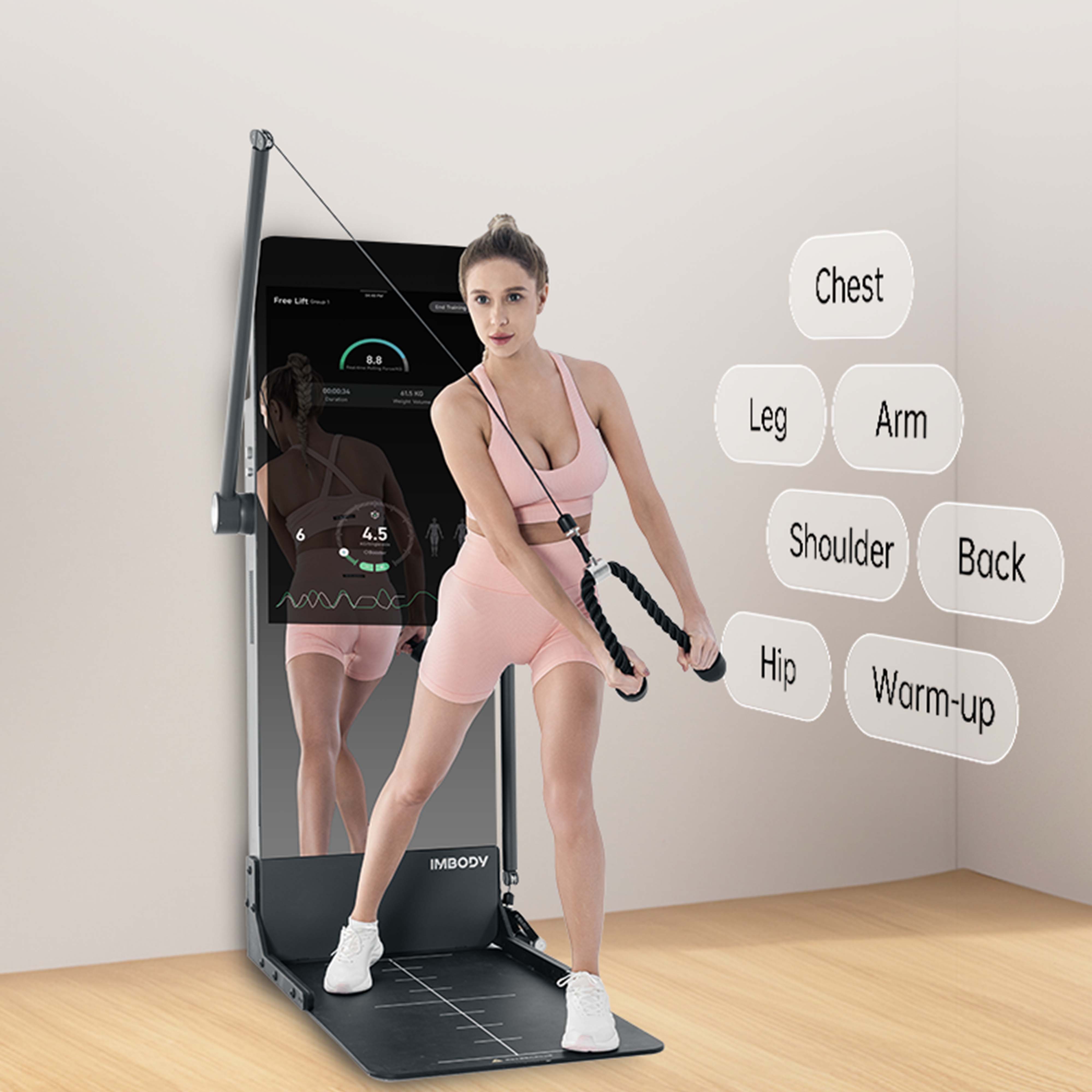 Nový trend vo fitness budúcnosti: Smart Fitness Mirror vedie The Home Fitness Revolution