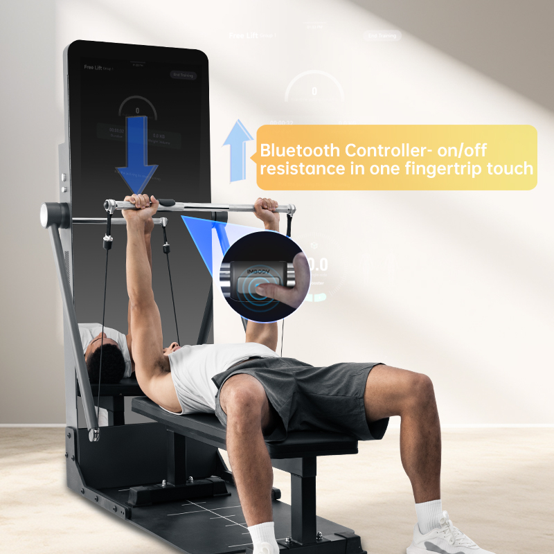 Fitness is no longer lonely, smart fitness mirror to accompany you to practice