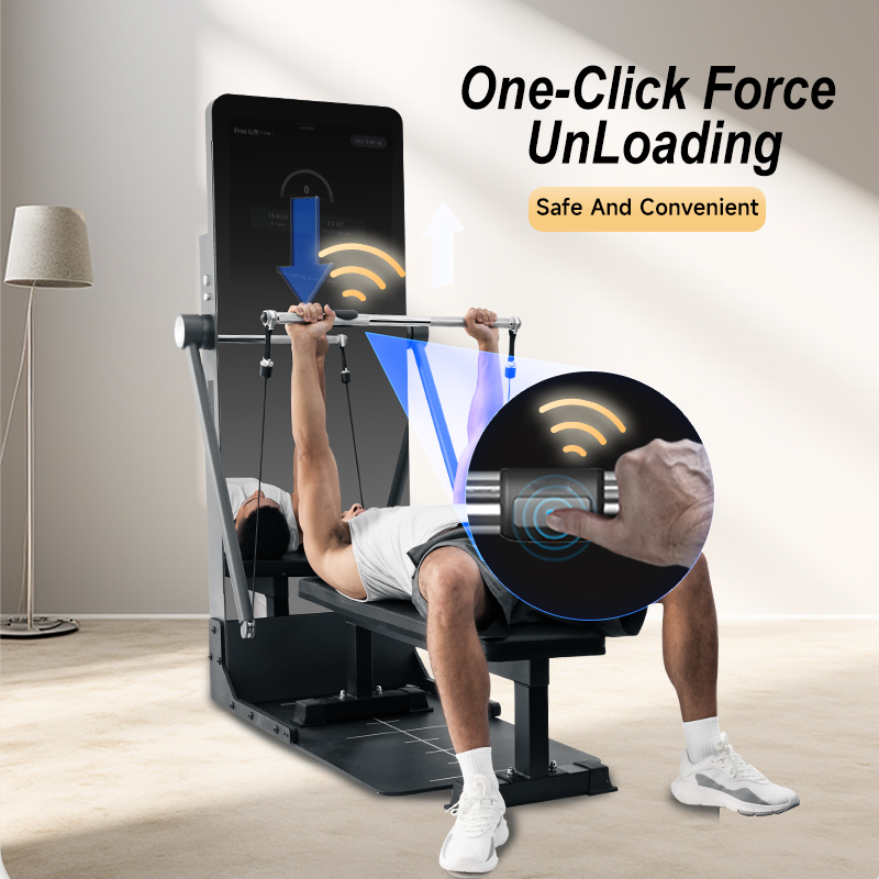 Chytrý fitness Bluetooth ovladač pro nastavení hmotnosti