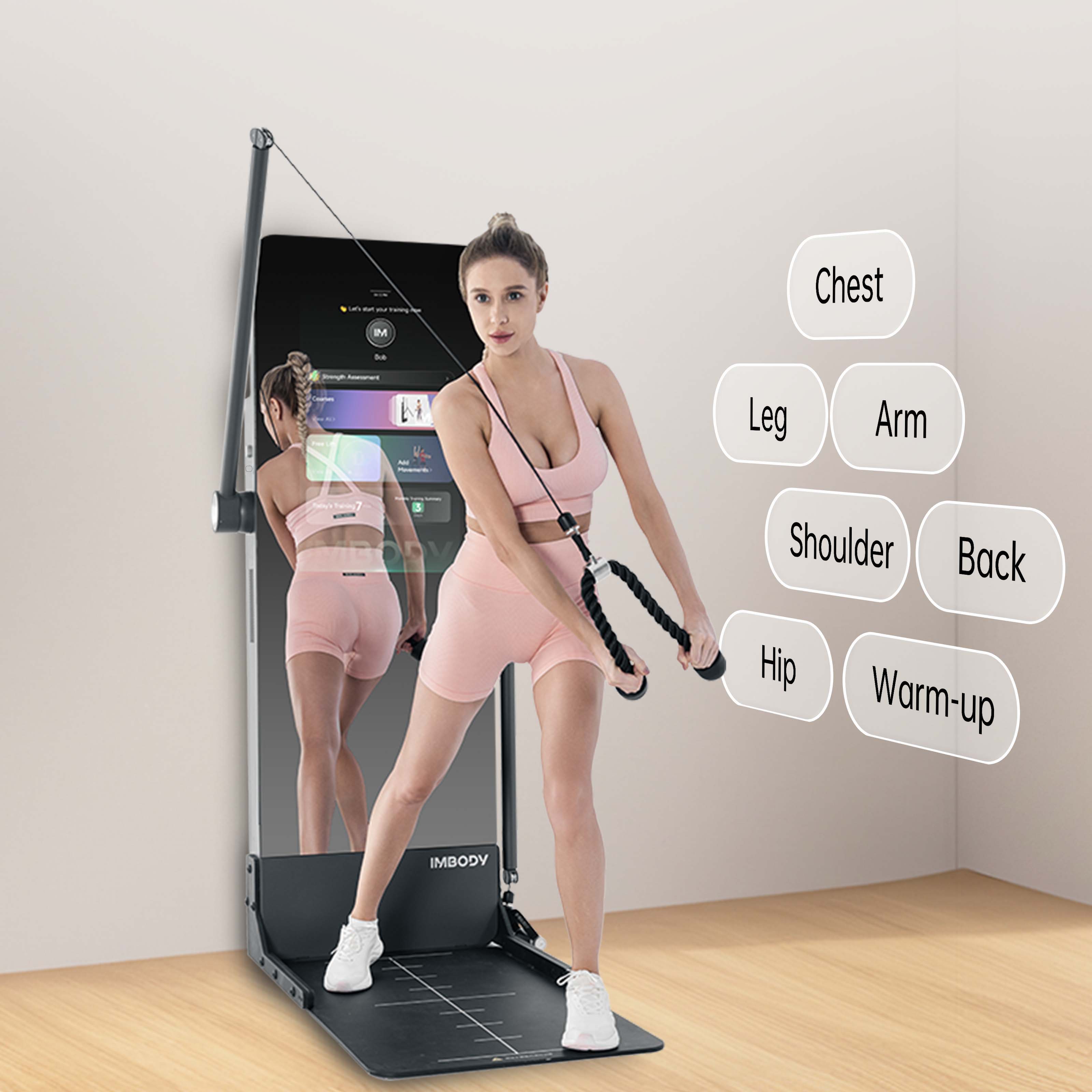 Interactive Digital Strength Fitness Equipment